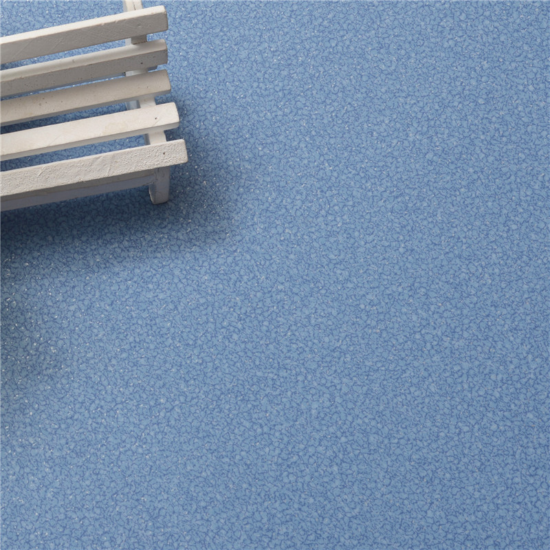 亿多2.0mm医院学校pvc地板塑胶地板环保净味地板革加厚耐磨防水商用地板 2.0商用蓝色地毯纹
