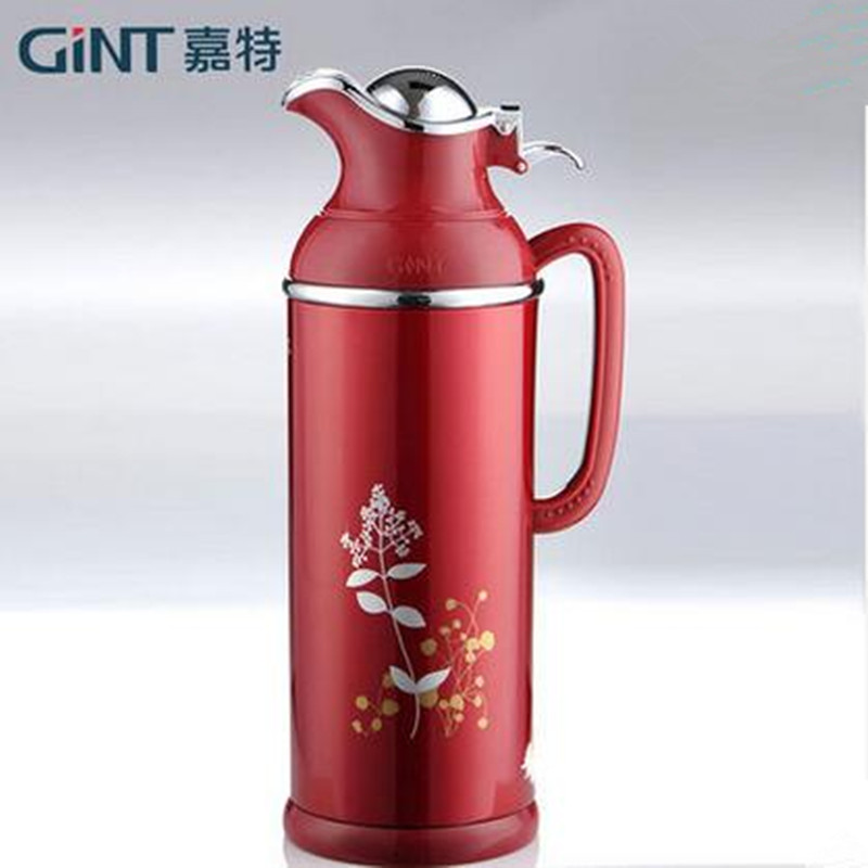 嘉特家用开水结婚保温瓶热水壶热水瓶红色婚庆暖瓶暖壶结婚送礼物