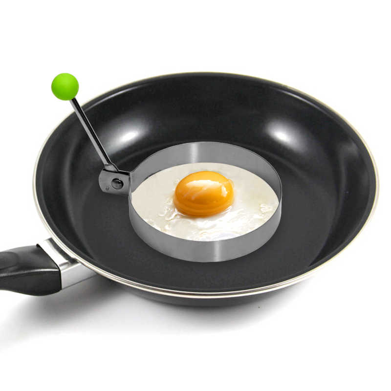 菲特美莱厨房不锈钢煎蛋器创意蒸荷包蛋心形磨具鸡蛋模型爱心便当饭团模具 圆圈