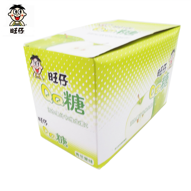 旺旺旺仔qq糖 70g×10包水果味任性软糖休闲零食儿童聚会糖果 青苹果