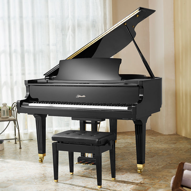 珠江钢琴(pearlriver) 里特米勒 ritmiiller 三角钢琴 j8 厂家直销