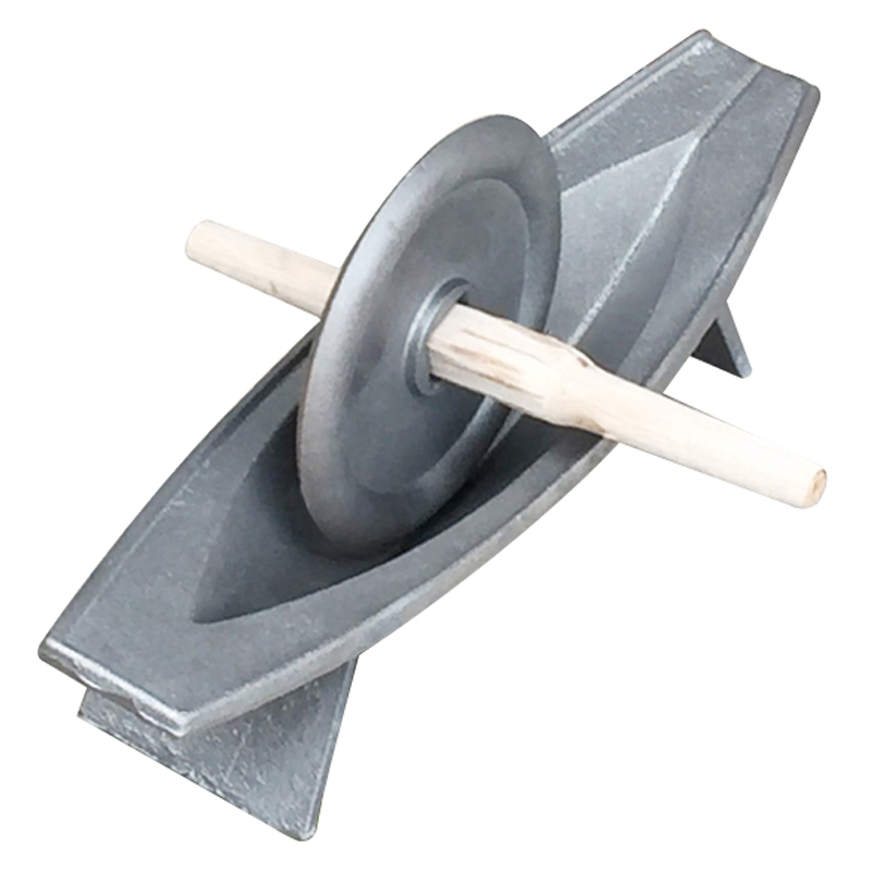 生铁药船实心药碾槽铸铁中药碾子捻子加厚小 球墨铸铁药碾槽小号