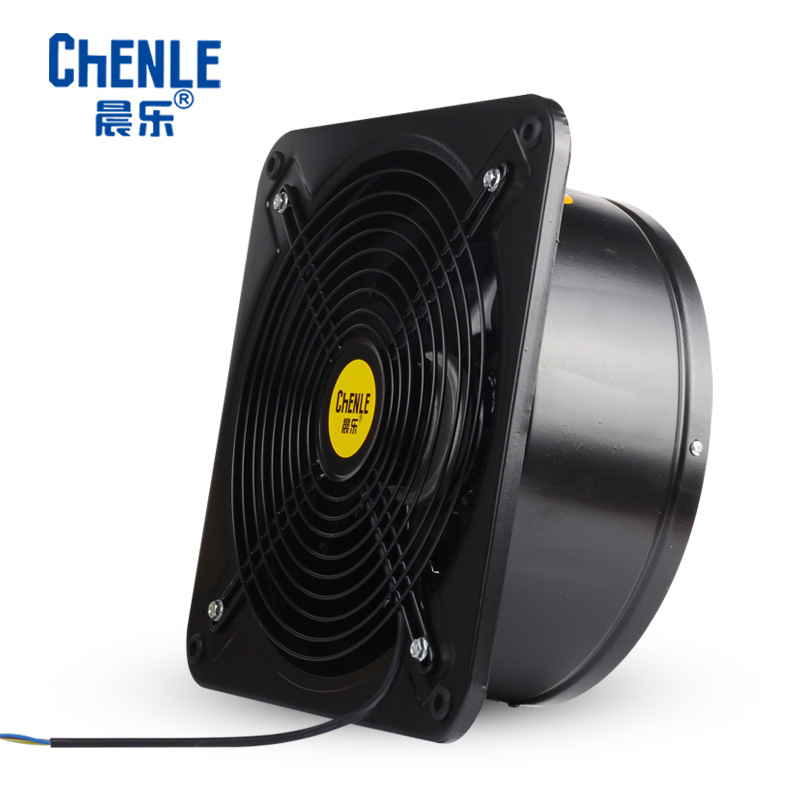 晨乐（CHENLE） 晨乐方形外转子排风扇换气排气强力高速抽风机轴流风机吸油烟 12寸黑色300MM