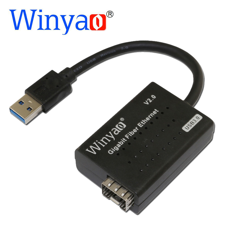 Winyao USB1000F USB3.0 SFP 千兆光纤网卡 RTL8153