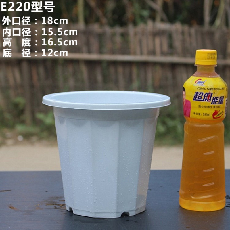 批发塑料花盆 12角花盆 种花 种菜 果树花盆圆形大号特大号加厚花盆