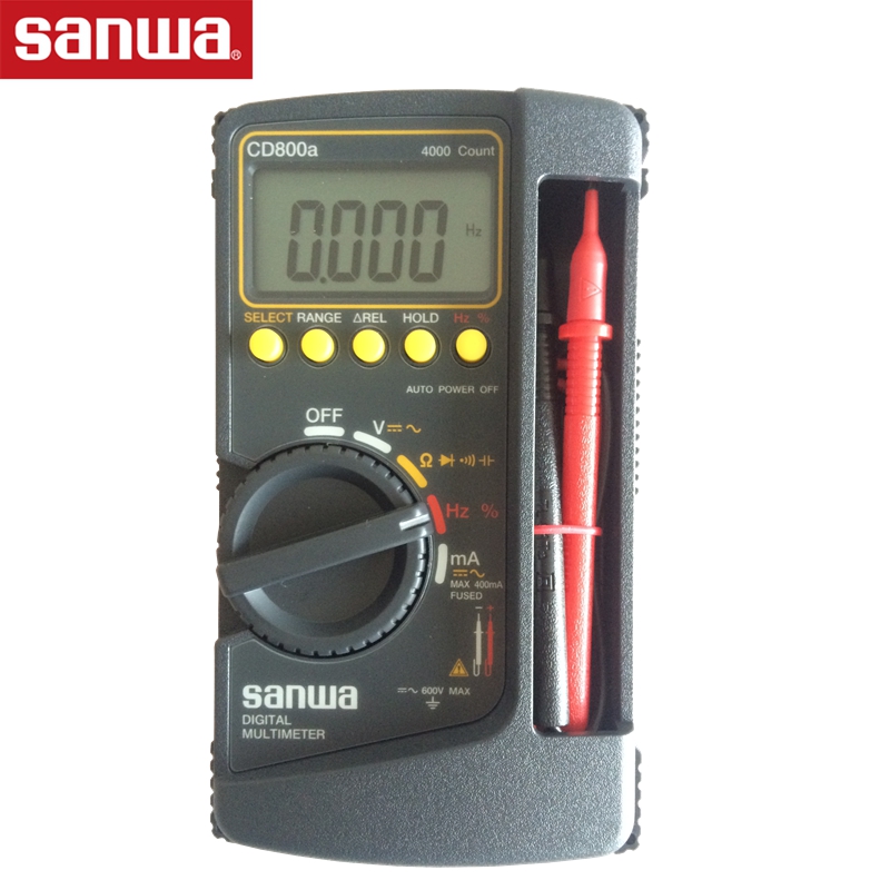 sanwasanwa日本sanwa数字万用表cd800a 高精度自动量程数显万能表