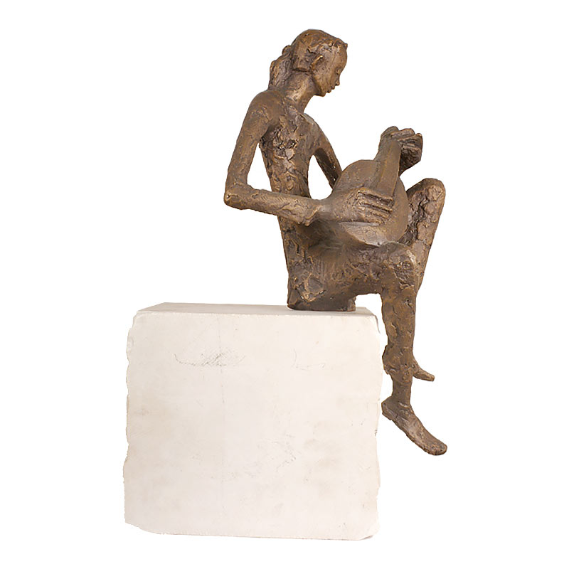 阿斯蒙迪甘特纳gartner德国进口青铜雕塑经典音乐人系列艺术品 音乐人