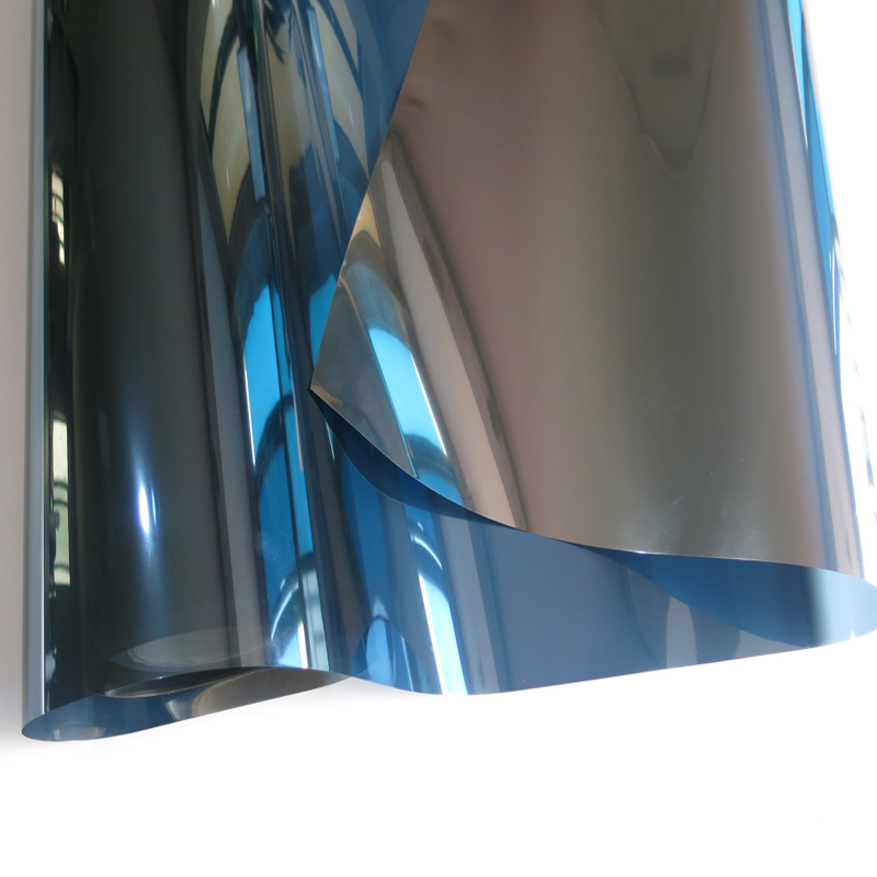 慧萌隔热膜单向透膜紫外线遮光防晒太阳光房窗台镜面玻璃贴纸反光贴膜 蓝光隔热膜 0.7米宽每米价格