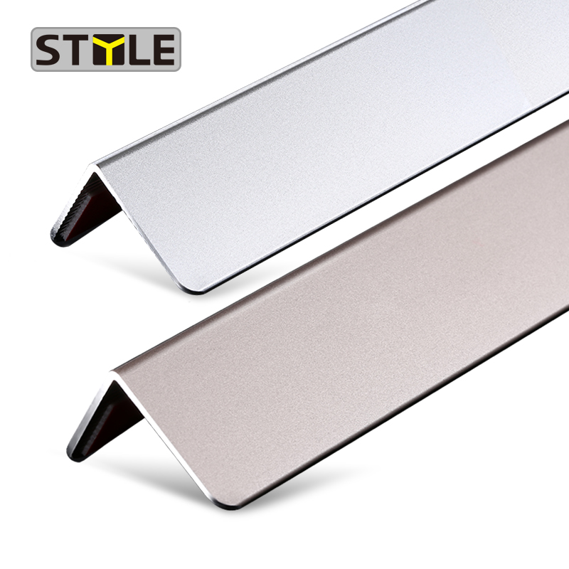 斯戴尔钛铝合金免打孔金属护墙角壁纸乳胶漆阳角保护防撞条22mm莹润白1 5米木材 板材 历史价格