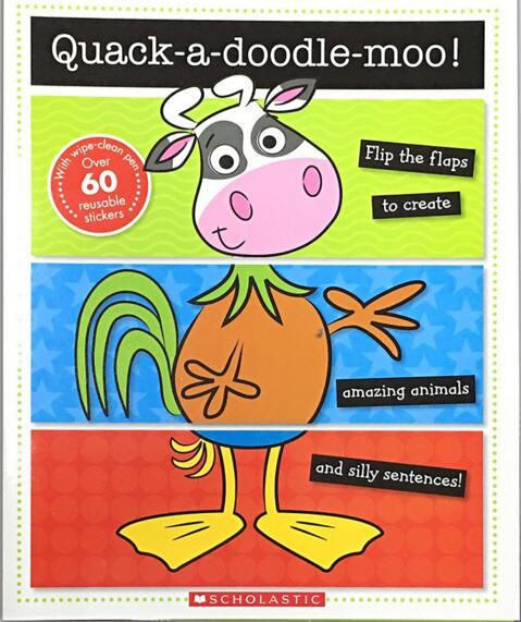 Mix And Match Books:Quack-A-Doodle-Moo 进口故事书