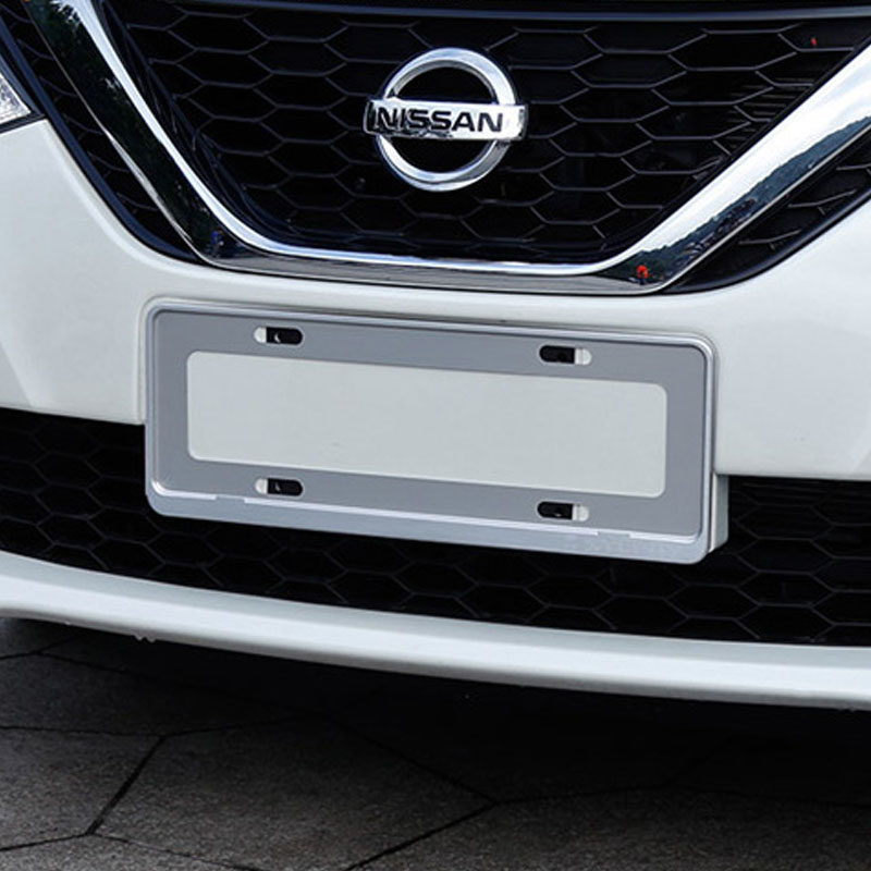 铧莱速 适用于新轩逸车牌架 经典轩逸车牌框防护架子 09-19全新轩逸