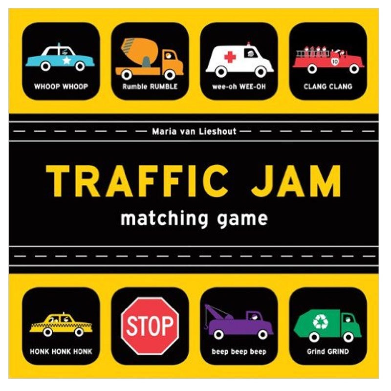 【现货】traffic jam匹配游戏 交通堵塞 英文原版游戏亲子互动善本