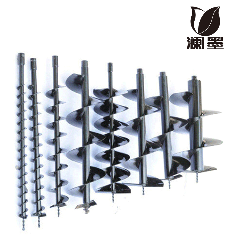 澜墨  地钻钻头 挖坑机钻头 冰钻钻头 冻土钻头 合金锰钢材质 单叶