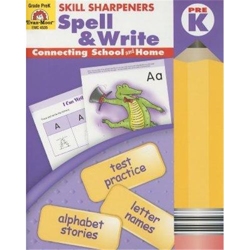 技能铅笔刀系列 Skill Sharpeners Spell & Write, Pre-K [平装]