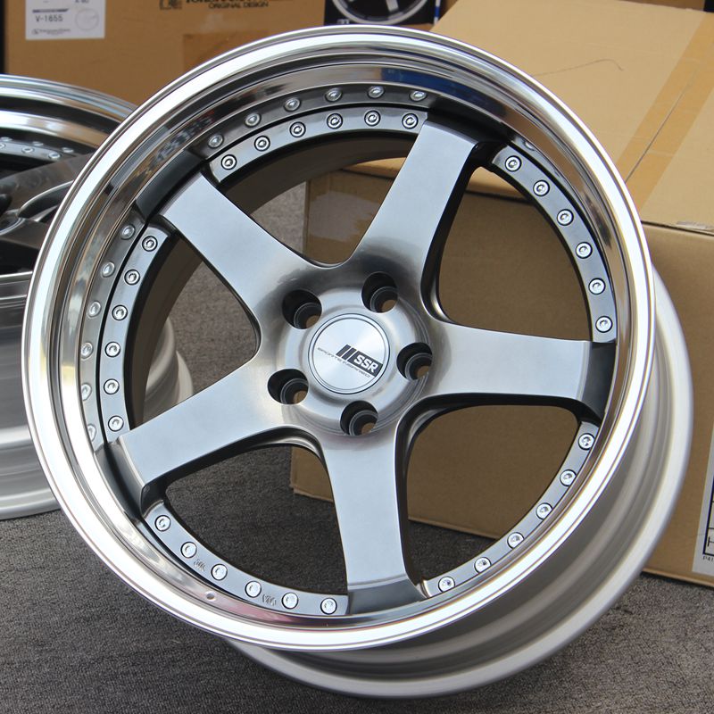 弘康驰ssr轮毂 sp4 日本进口 三片轮毂 适用于德系皇冠本田英菲尼迪