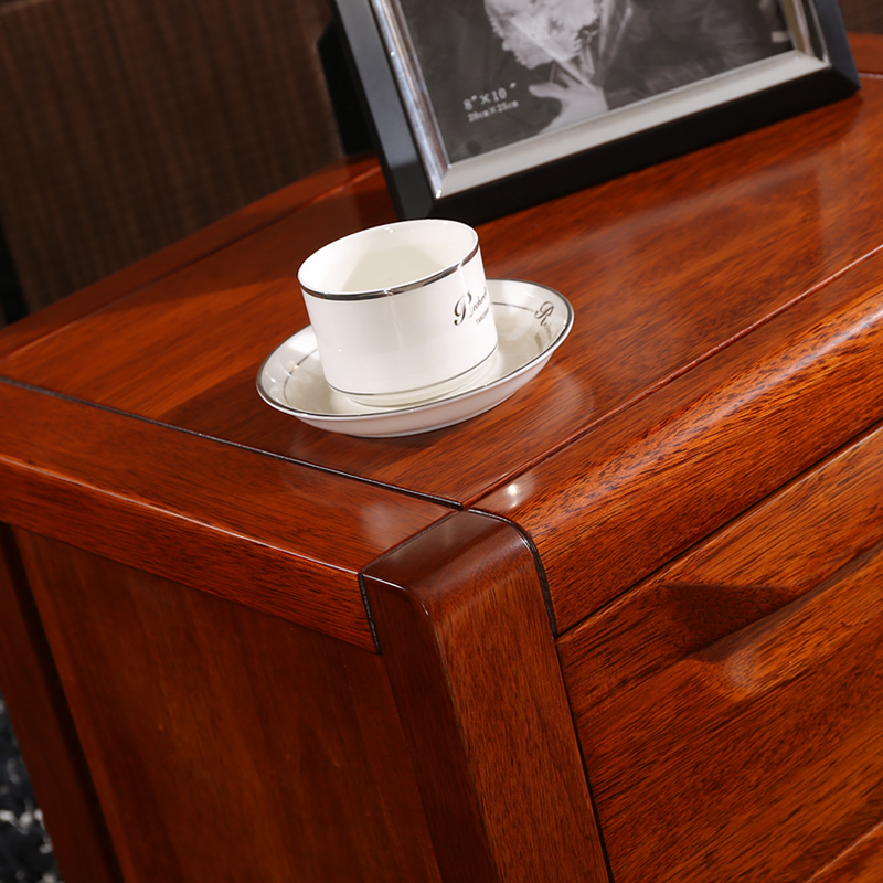 ailvju 新中式实木床头柜 简约欧式家具nwy2010