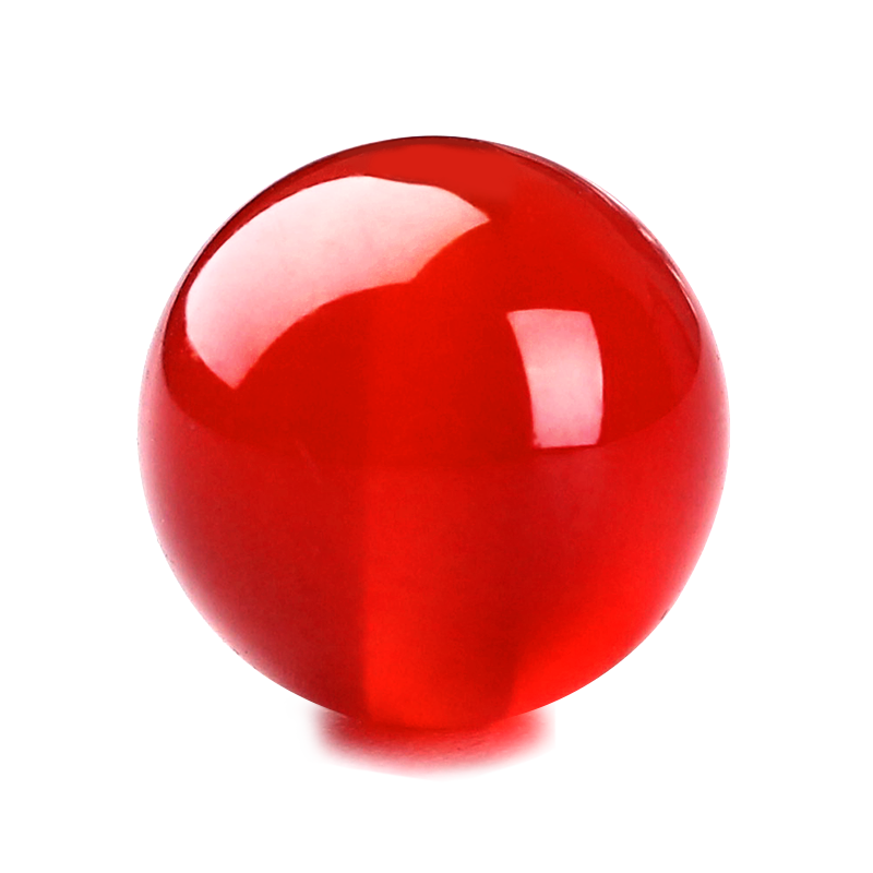 潮典 红玛瑙散珠圆珠红色半成品串珠子手工diy手串手链女饰品隔珠配件 4mm【20颗】