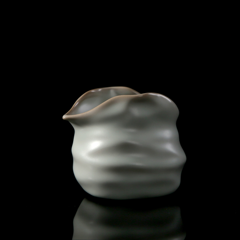 冠杰台湾冠杰汝窑茶具公道杯汝瓷茶海 陶瓷功夫茶壶茶道配件  分茶器