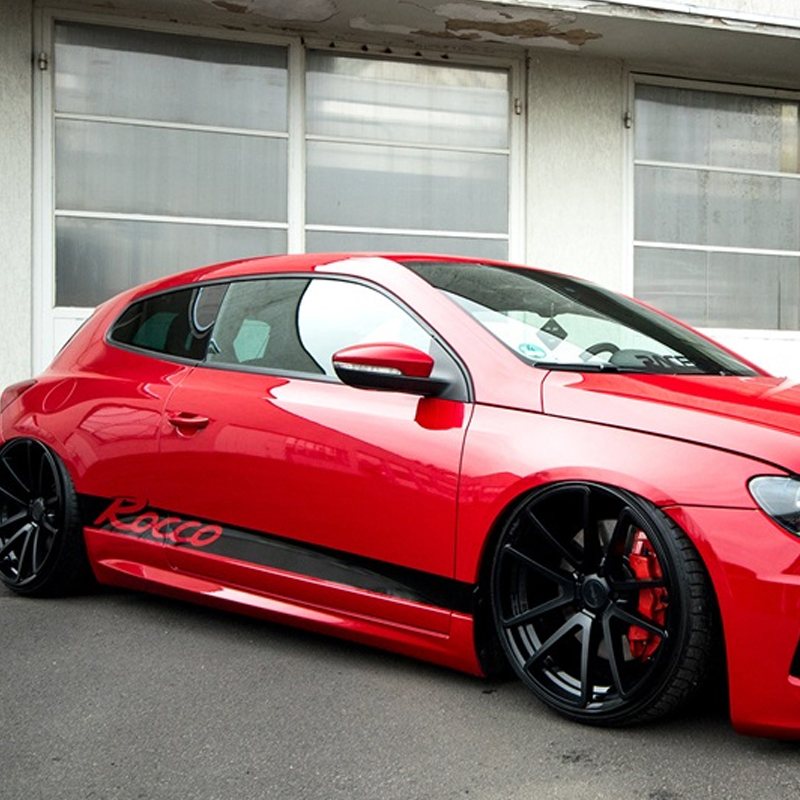 泰瑶 适用于 大众 尚酷 r 德国 改装全车贴贴纸纸拉花 黑色贴纸