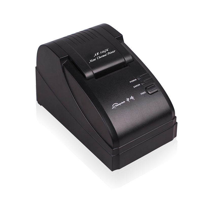 中崎(zonerich) ab-58gk 小票打印机 热敏打印机 收银小票打印机 黑色