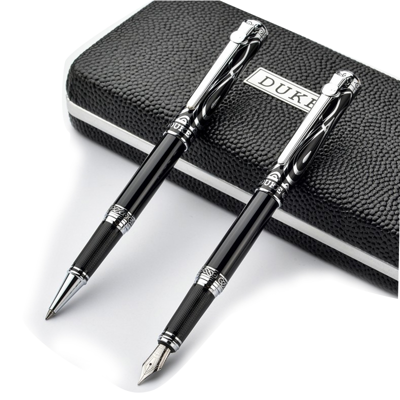 【京东旗舰店】公爵(duke)高档情人节钢笔礼盒套装 黑色公主墨水套装