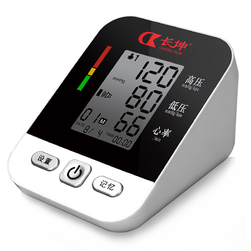 长坤 (changkun) 全自动上臂式电子血压计 手臂式血压仪 CK-A158语音（黑色 充电版）