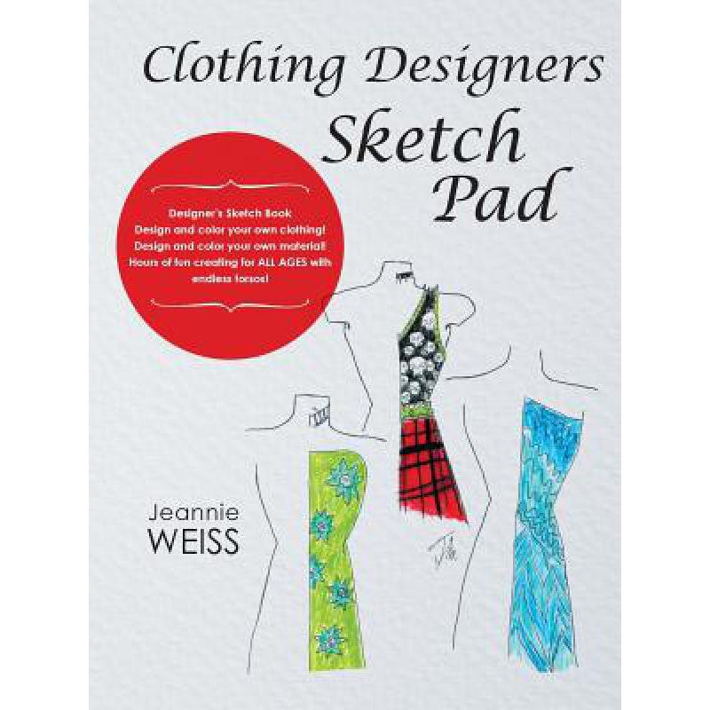 预订 Clothing Designers Sketch Pad