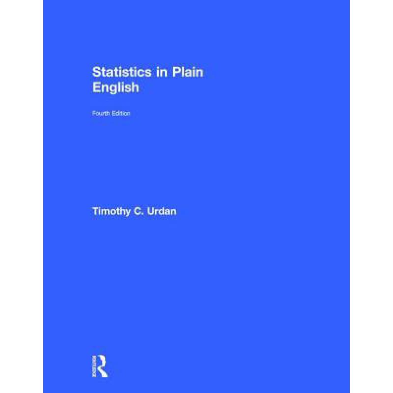 预订 statistics in plain english, fourth