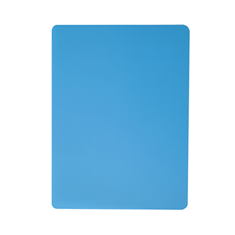 齐心（COMIX）文具欢颜实色垫板复写板 正面磨砂反面光面 考试书写板 办公用品 浅蓝色 A7774 A4