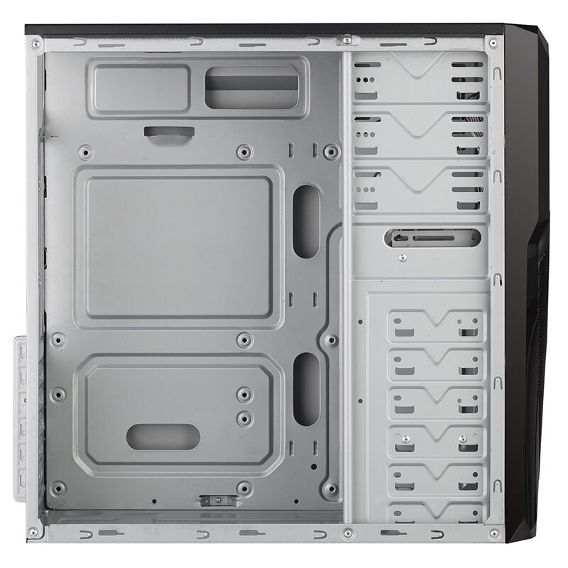 金河田启源6台式电脑机箱电源套装机箱套装内含电源前面板材质是铝吗？