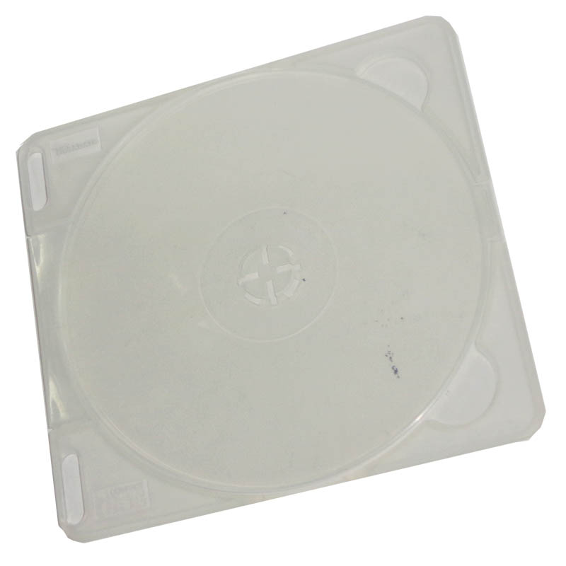 铼德RITEK 光盘收纳 单片装光盘盒 韧性好 不易碎碟片盒 光盘包 袋 cd盒 dvd盒 10片装