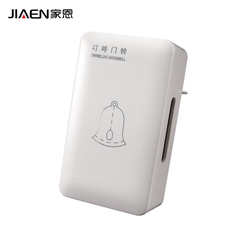 家恩 家恩明装交流电有线叮咚门铃 220v机械式家用酒店宾馆门铃开关