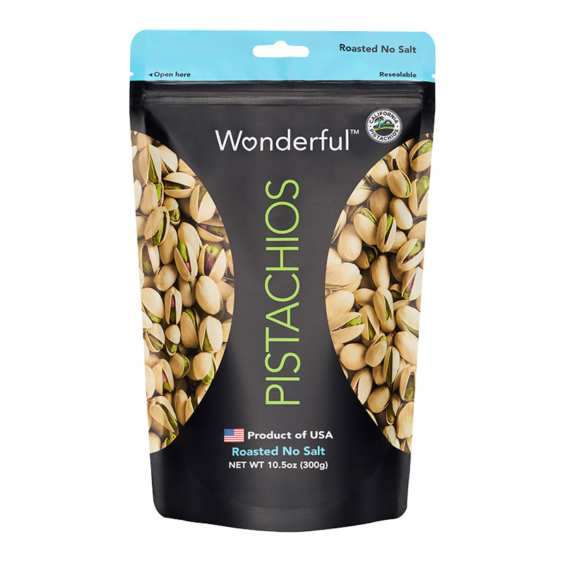 wonderful万多福进口加州开心果无漂白坚果无盐味300g