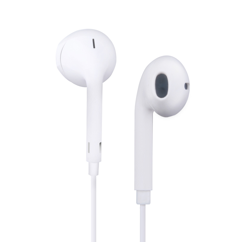 纽曼（Newmine）NM-LK06 半入耳式线控有线耳机 手机耳机 音乐耳机 3.5mm接口 电脑笔记本手机适用 白色