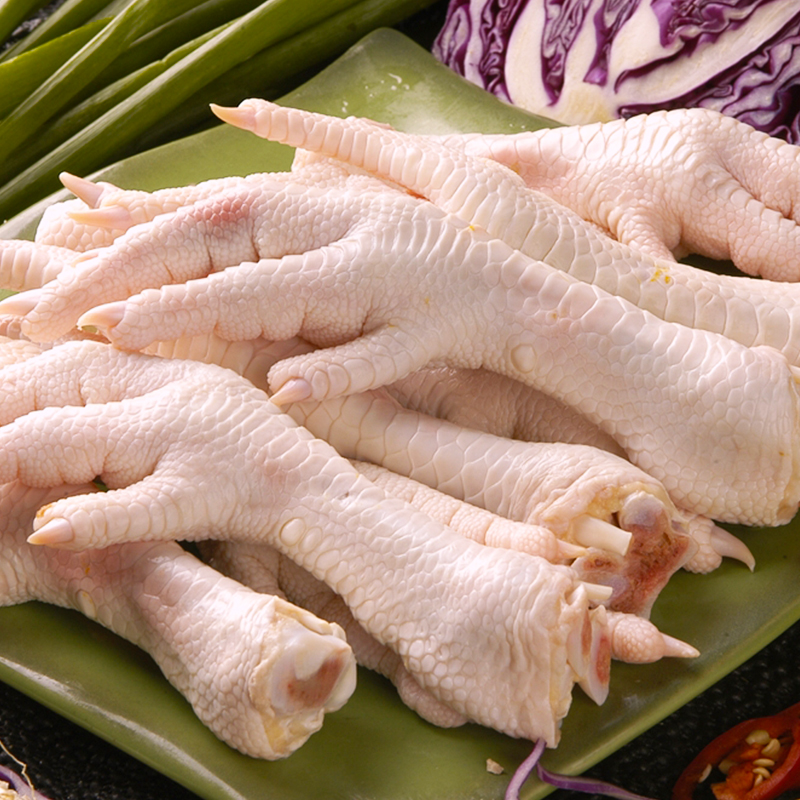 华都食品 冻鸡爪 1000g/袋 烧烤食材 卤鸡爪 鸡肉 火锅食材
