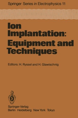 【预订】ion implantation: equipment and