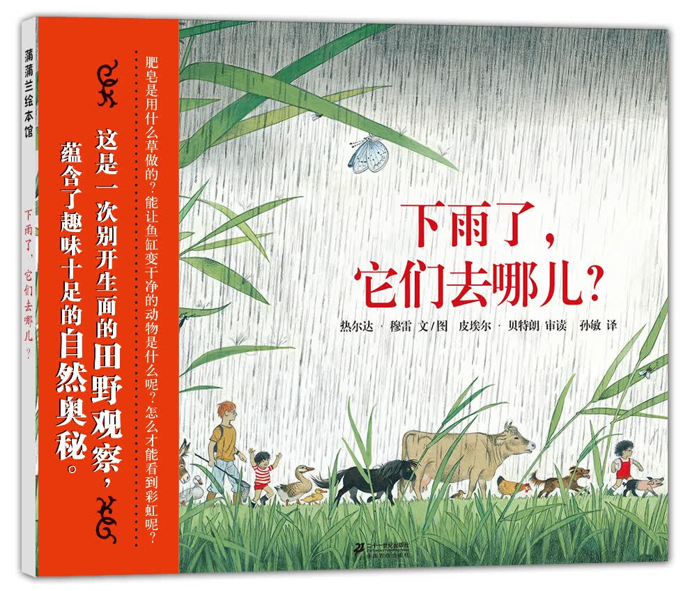 下雨了，它们去哪儿？ 蒲蒲兰绘本