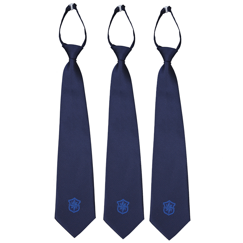 锦万泽 保安服领带 工作服领带保安衬衣领带拉链式领带 保安配饰 深