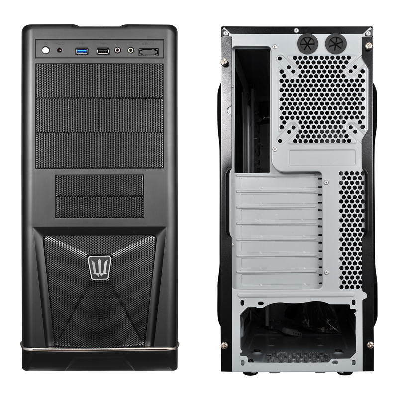 酷冷至尊(CoolerMaster)毁灭者经典U3升级版 中塔机箱(ATX主板/经典机身/支持6个3.5硬盘/带蓝光风扇) 
