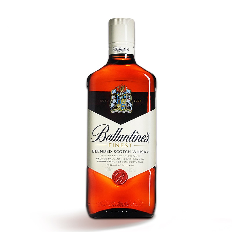 百龄坛(ballantines)洋酒 特醇苏格兰威士忌 500ml