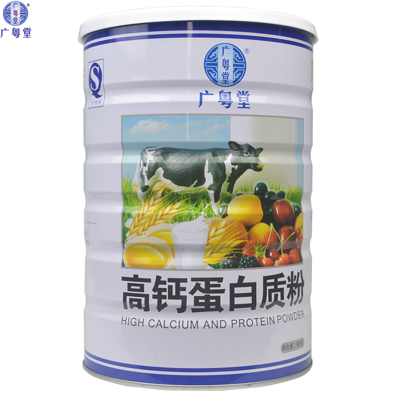广粤堂高钙蛋白质粉中老年蛋白粉营养品900g 一罐装