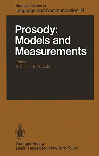 【预订】prosody: models and measurements