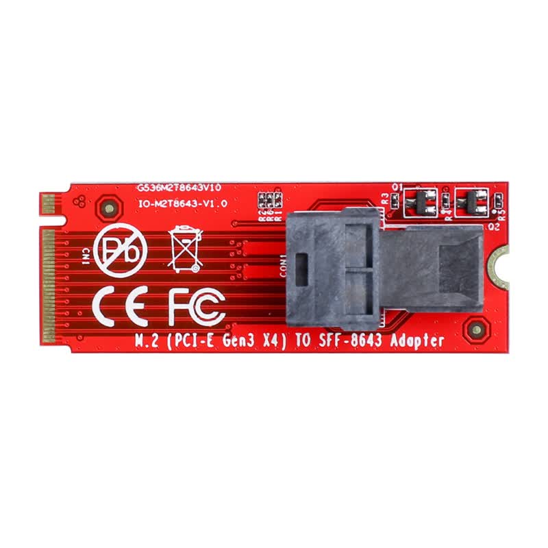 2转u.2sff-8639转接卡pci-ex4 nvme转换器