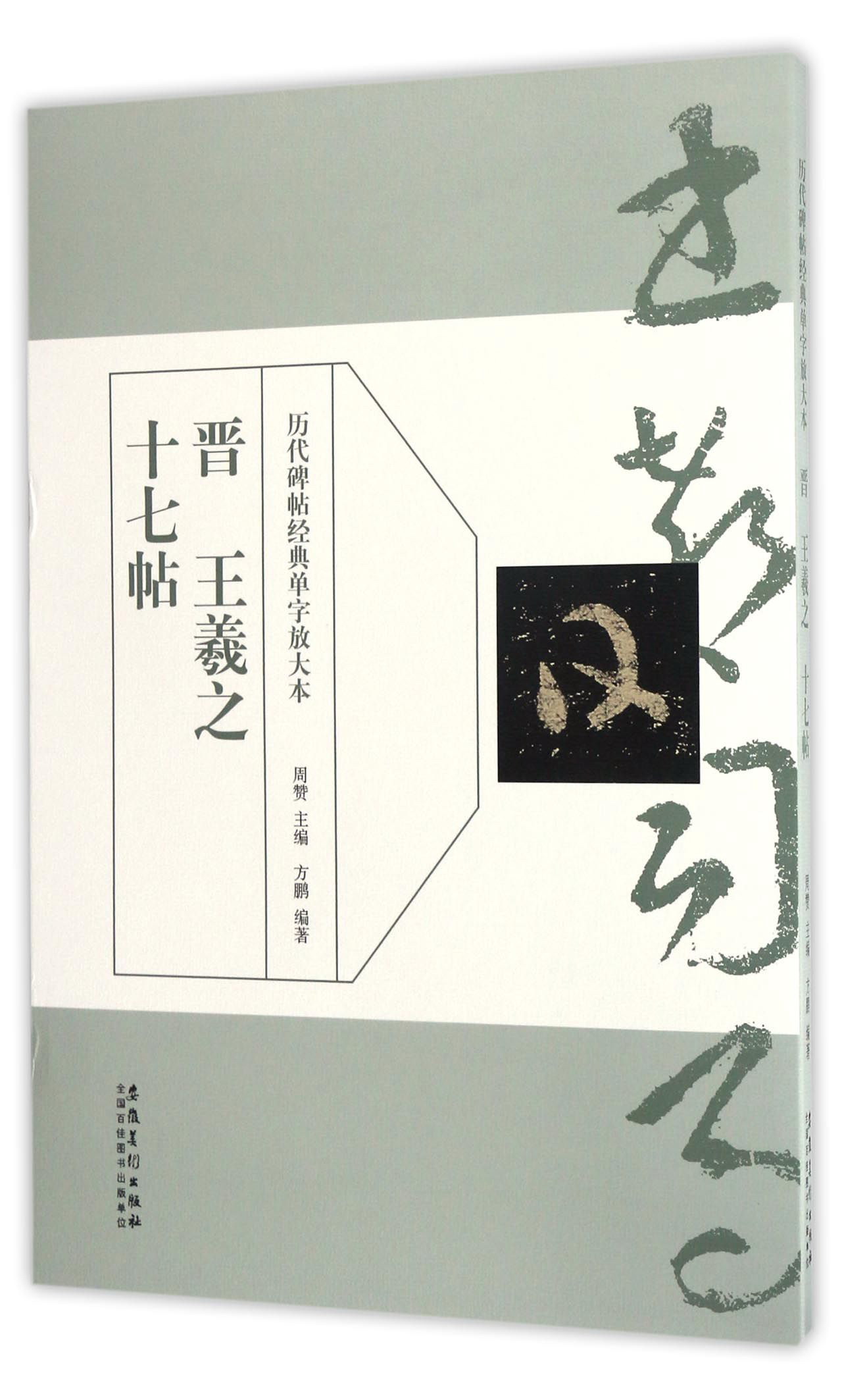正版现货历代碑帖经典单字放大本  晋  王羲之  十七帖9787539870