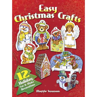预订 easy christmas crafts: 12 holiday cut & make.