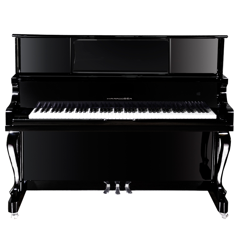 哈罗德（HARRODSER） H-8系列原装进口立式钢琴 高端88键演奏钢琴 黑色亮光 黑色亮光