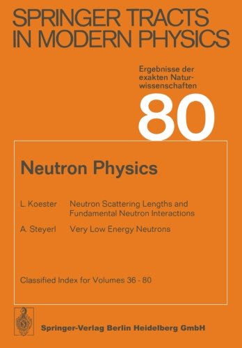 【预订】neutron physics