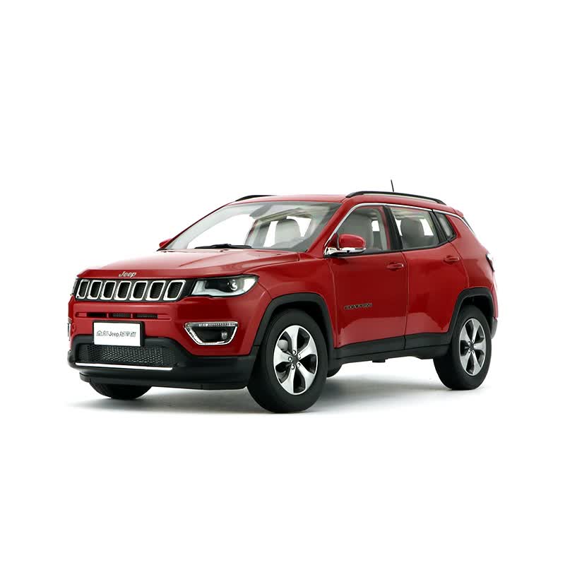 全新吉普 指南者 原厂 1:18 合金汽车模型 jeep 4s店 红色