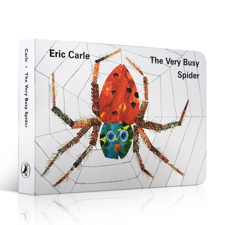英文原版 忙碌的蜘蛛Eric Carle The Very Busy Spider 吴敏兰 送音频