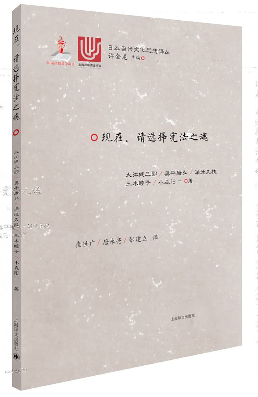 现在，请选择宪法之魂/日本当代思想文化译丛